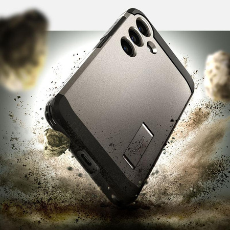 Spigen Tough Armor - Gehäuse für Samsung Galaxy S24+ (Gunmetal)