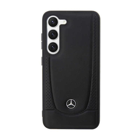 Mercedes Leather Urban Line - Samsung Galaxy S23 FE tok (fekete)