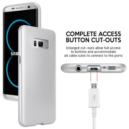 Quecksilber I-Jelly - Gehäuse Samsung Galaxy S8+ (Silber)
