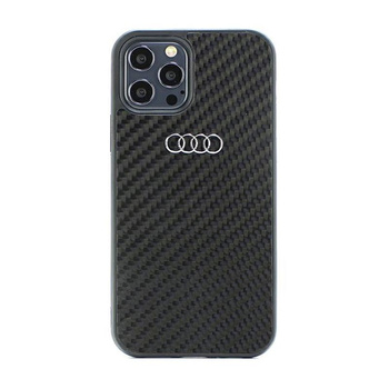 Audi Carbon Fiber - iPhone 12 / iPhone 12 Pro Case (Black)