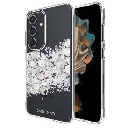 Case-Mate Karat - Samsung Galaxy S24 Tasche mit Perlmutt verziert (A Touch of Pearl)