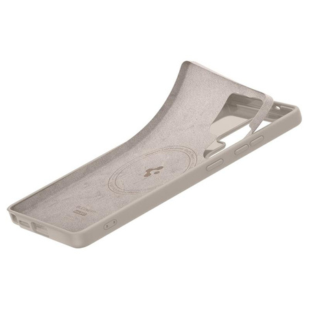 Spigen Silicone Fit Mag MagSafe - Hülle für Samsung Galaxy S25 Ultra (Natural Titanium)