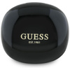 Guess Flat Classic Logo Electroplated - Casque TWS + étui de chargement (noir)