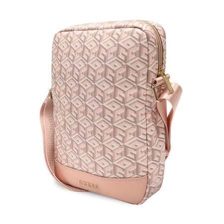 Guess GCube Stripe Tablet Bag - 10" Tablet Bag (Pink)