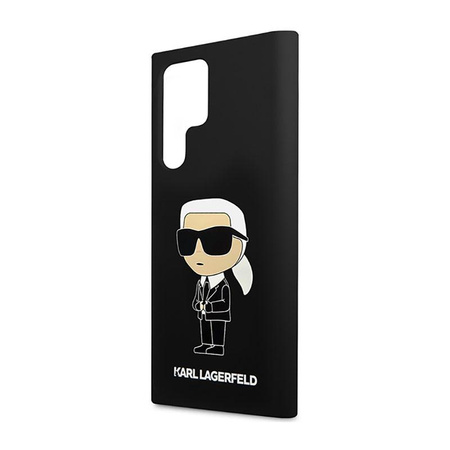 Karl Lagerfeld Silicone NFT Ikonik - Etui Samsung Galaxy S23 Ultra (czarny)