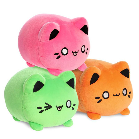 Leckerer Pfirsich - 9 cm Plüsch-Maskottchen Kinetic Orange Meowchi