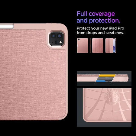 Spigen Urban Fit - pouzdro pro iPad Pro 11" (M5, 2025 / M4, 2024) (Rose Gold)