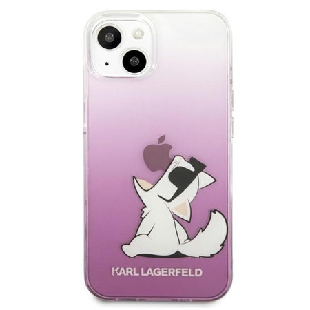 Karl Lagerfeld Choupette Fun - iPhone 13 Mini tok (rózsaszín)