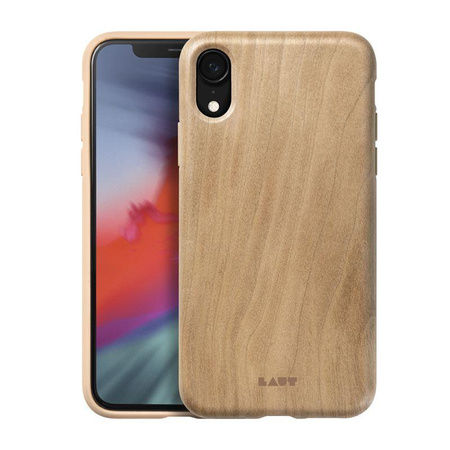 Laut PINNACLE - Coque en bois véritable pour iPhone XR (Bois de cerisier)