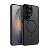 Crong Hybrid Matte Magnetic - MagSafe Hülle für Samsung Galaxy S26 Ultra (Schwarz)