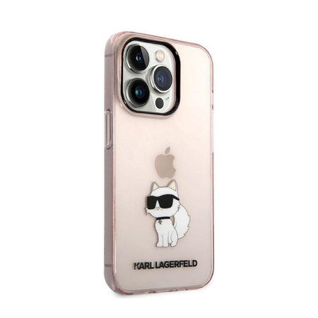 Karl Lagerfeld IML NFT Choupette - iPhone 14 Pro Case (pink)