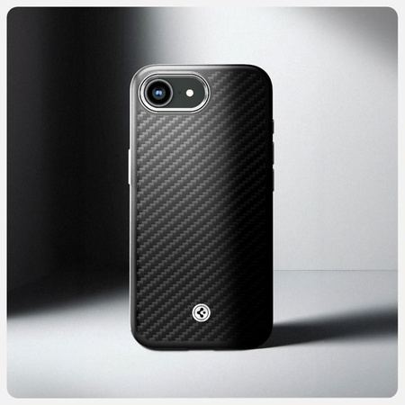 Spigen Enzo Aramid MagSafe - Case for iPhone 16e (Black)
