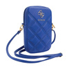 Guess Zip Quilted 4G - Phone Bag (blue)