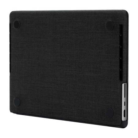 Incase Textured Hardshell in Woolenex - látkové pouzdro pro MacBook Pro 14" (2023-2021) (Graphite)