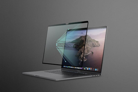 Moshi iVisor XT - Ochranná fólie na MacBook Air 13,6" M2 (2022) (černý rámeček)