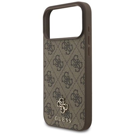 ETUI MAGSAFE GUESS DO IPHONE 17 PRO MAX BRĄZOWE CASE MAGNETYCZNE ELEGANCKIE