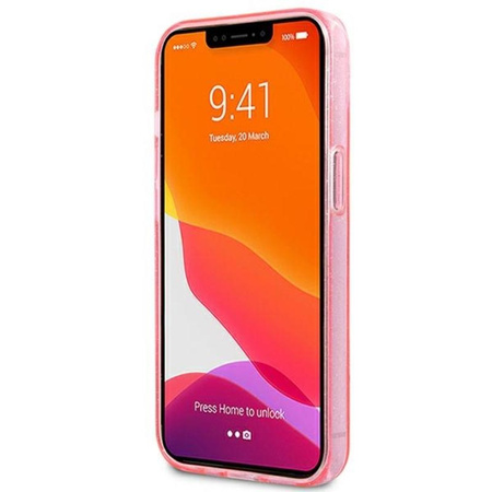 Guess Glitter 4G Big Logo - iPhone 13 Case (pink)