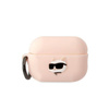 Karl Lagerfeld Silicone NFT Choupette Head 3D - Étui AirPods Pro 2 (rose)