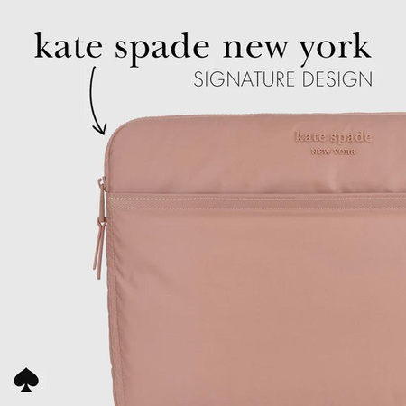 Kate Spade New York Puffer Sleeve - obal na MacBook Pro 14" / Notebook 14" (Madison Rouge Nylon)