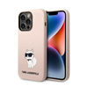 Karl Lagerfeld szilikon NFT Choupette - iPhone 14 Pro Max tok (rózsaszín)