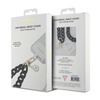 Guess Universal Big Hand Strap Acrylic 4G Charm - Universal-Handyschlaufe (Schwarz)