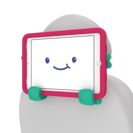 Speck Case-E - Étui pour iPad 10.2" 9 (2021) / 8 (2020) / 7 (2019) avec revêtement MICROBAN (Rouge / Vert menthe)