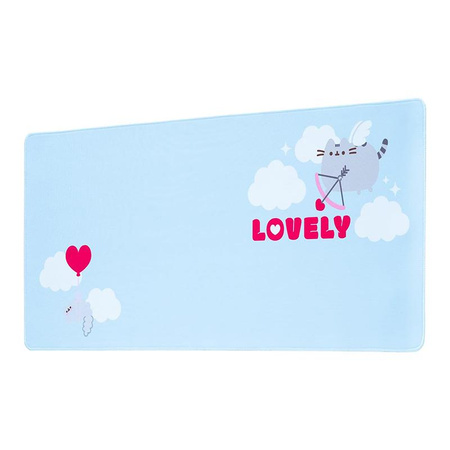 Pusheen - Tapis de jeu / de bureau XXL de la collection Purrfect Love (80 x 35 cm)