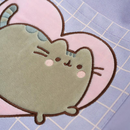 Pusheen - Borsa a tracolla in cotone della collezione Moments (37 x 41 cm)