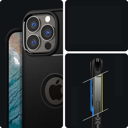 Spigen Rugged Armor - pouzdro pro iPhone 13 Pro (černé)