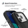 Speck Presidio2 Grip MagSafe - iPhone 17 Pro Tasche (Schwarz / Schiefergrau / Weiß)