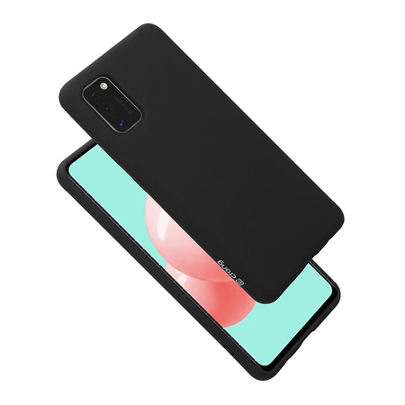 Crong Color Hülle - Samsung Galaxy A41 Gehäuse (schwarz)