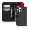 Coach Folio Signature C Case - Etui 2w1 z klapką iPhone 15 Pro Max (Charcoal)