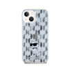 Karl Lagerfeld Monogram Choupette - iPhone 15 Case (transparent)