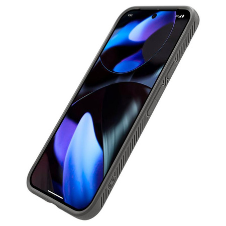 Spigen Rugged Armor - Étui pour Google Pixel 9 / 9 Pro (Gris marbré)