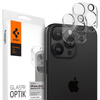 Spigen Optik.TR Camera Protector - Lens protection glass for iPhone 15 Pro / 15 Pro Max / iPhone 14 Pro / 14 Pro Max (2 pcs) (Transparent)