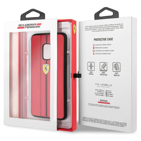 Ferrari Urban Hardcase - Coque Samsung Galaxy S9 (rouge)