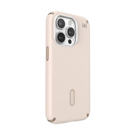 Speck Presidio2 Pro ClickLock & MagSafe - iPhone 15 Pro Case (Bleached Bone / Heirloom Gold / Hazel Brown)