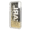 Karl Lagerfeld Logo Karl - iPhone Xs / X Case (Gold Glitter)