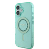 Pouzdro Guess IML Rhinestones MagSafe - iPhone 16 Plus (zelené)