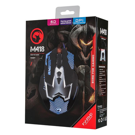 Marvo M418 - Optical mouse for gamers 2400 DPI (black)