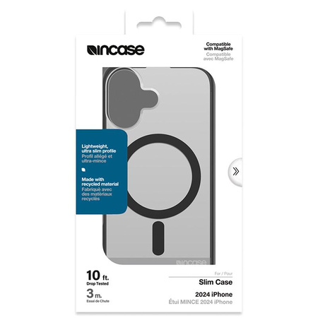 Incase Slim Case MagSafe - Case iPhone 16 (Black)