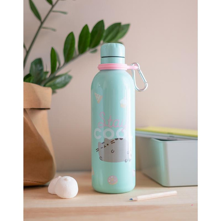 Pusheen - Bouteille thermique en acier inoxydable de la collection Foodie