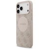 ETUI DO IPHONE 17 PRO MAX do MAGSAFE GUESS ORYGINALNE RÓŻOWE SKÓRZANE MODNE