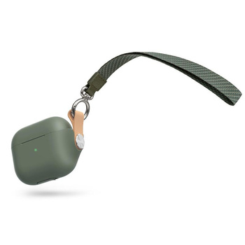 Moshi Pebbo - AirPods 3 Hülle mit abnehmbarer Handschlaufe (Mintgrün)