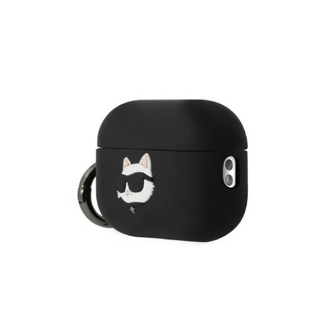 Karl Lagerfeld Silicone NFT Choupette Head 3D - Étui AirPods Pro 2 (noir)