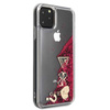 Guess Liquid Glitter Hearts - pouzdro pro iPhone 11 Pro Max (Raspberry)