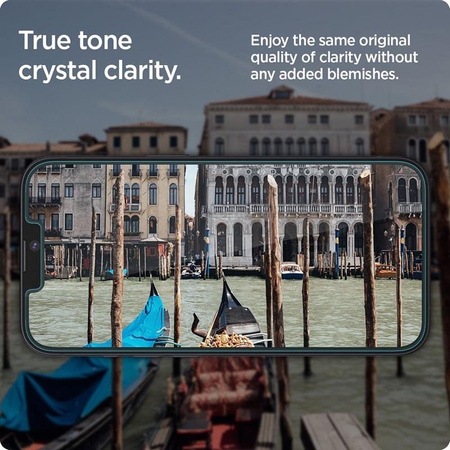 Spigen GLAS.TR EZ FIT 2er-Pack - gehärtetes Glas für iPhone 16e / iPhone 14 / iPhone 13 Pro / iPhone 13 2 Stück