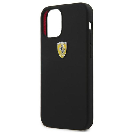 Ferrari On Track Silicone - iPhone 12 mini Hülle (schwarz)