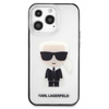 Karl Lagerfeld Ikonik Karl- pouzdro pro iPhone 13 Pro Max (průhledné / černý rámeček)