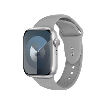 Crong Liquid - Apple Watch szíj 44/45/46/49 mm (szürke)